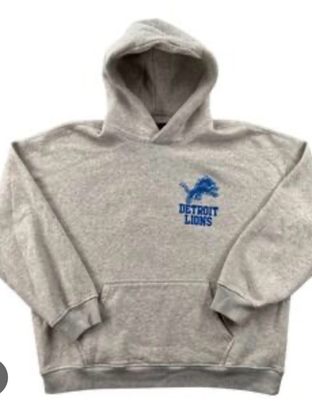 BRAND NEW WITH TAG Abercrombie & Fitch Gray Hoodie with Detroit Lions Logo